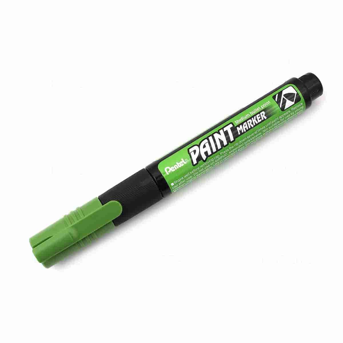 Pentel Paint Marker Medium Bullet Point Light Green MMP20