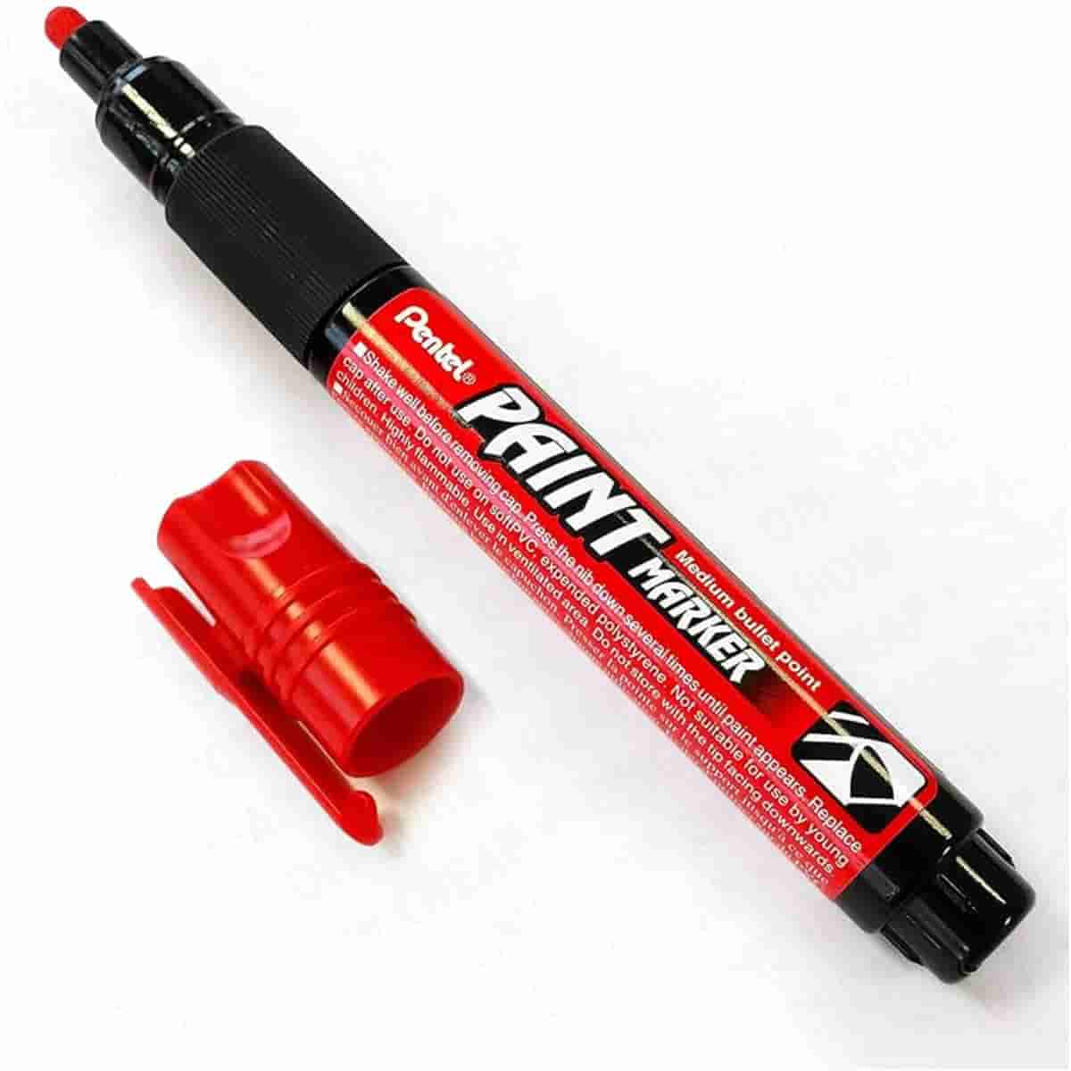 Pentel Paint Marker Medium Bullet Point Red MMP20