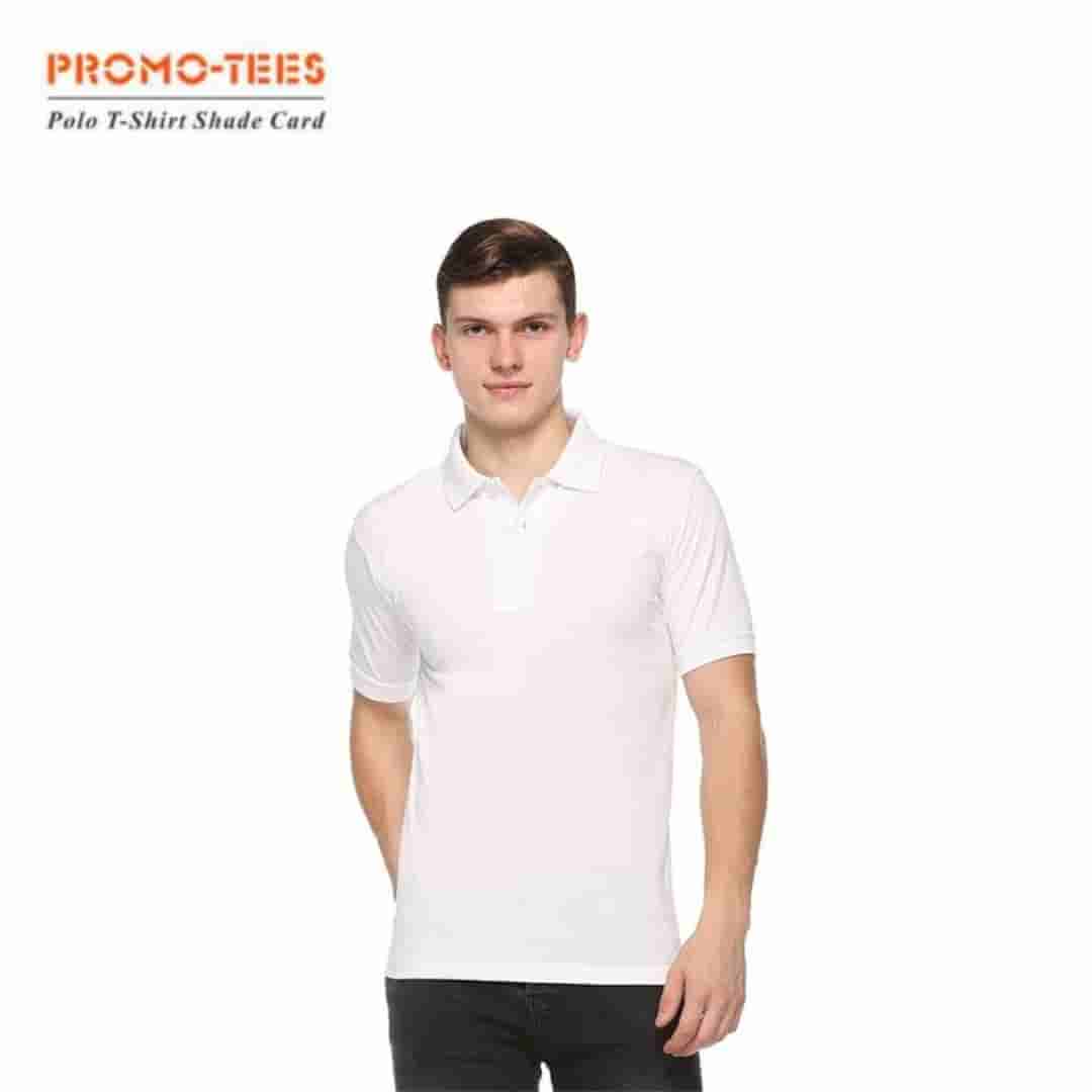 PIKMEE Men's Promotees T-Shirt - White | Comfort Fit, Soft Fabric