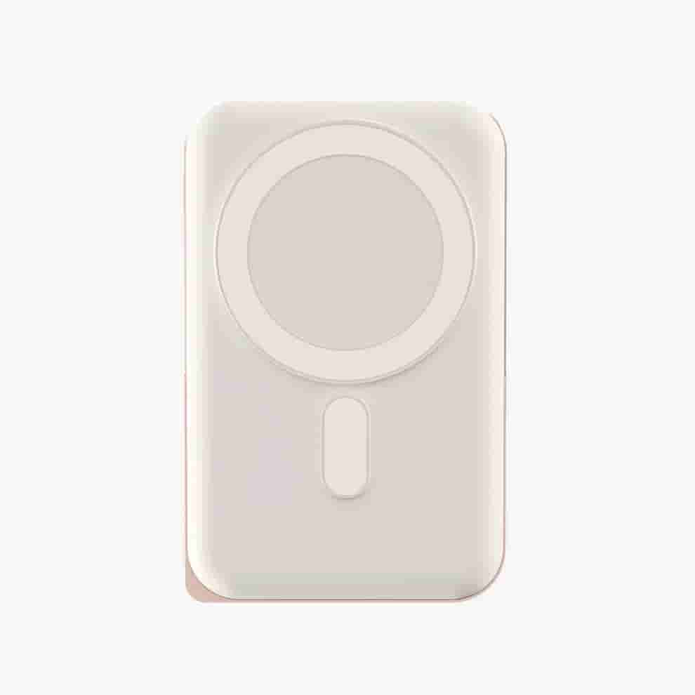 POWERUP MAGSAFE POWER BANK With Stand 10000mAh - White|Gold