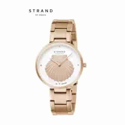 Strand By Obaku Analog Rose Gold Dial Women's Watch
