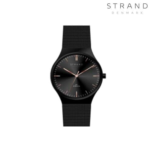 Strand by Obaku Mason Lille Charcoal Women's Watch - S717LXBBMB