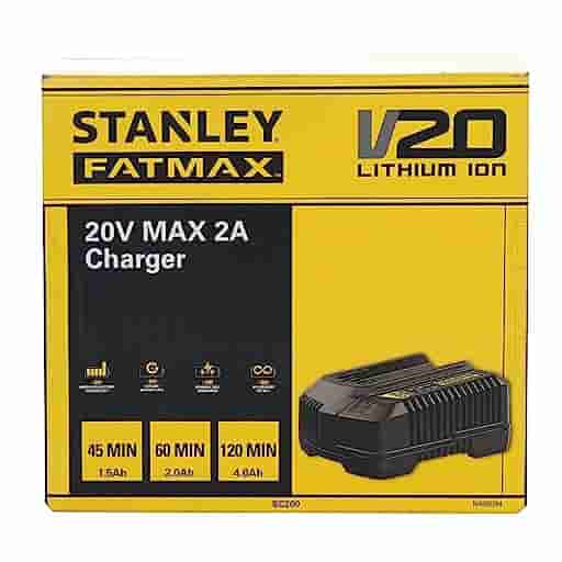 Stanley Fatmax Charger 2A 20V Cordless