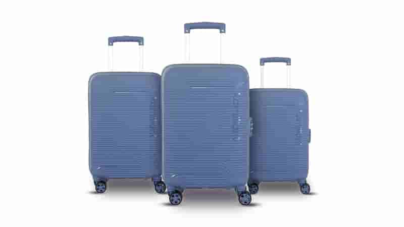 Kamiliant Nexus DW 3-Piece Luggage Set � Blue Fin (55/67/77 cm)