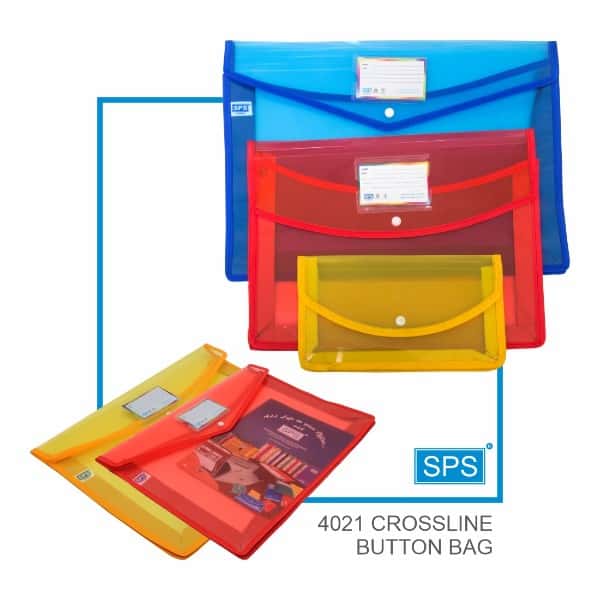 SPS Crossline Silai Button Bag - Transparent (Pocket)