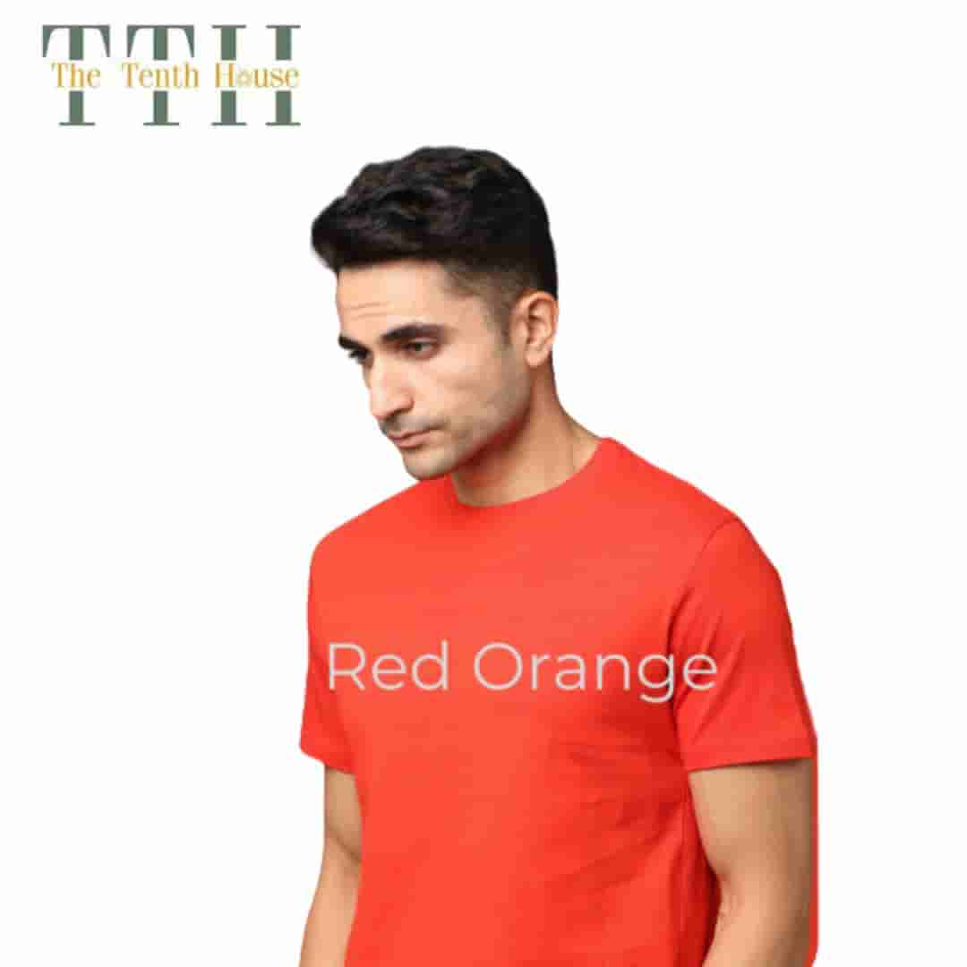 TTH PimaRound Neck T Shirt Red