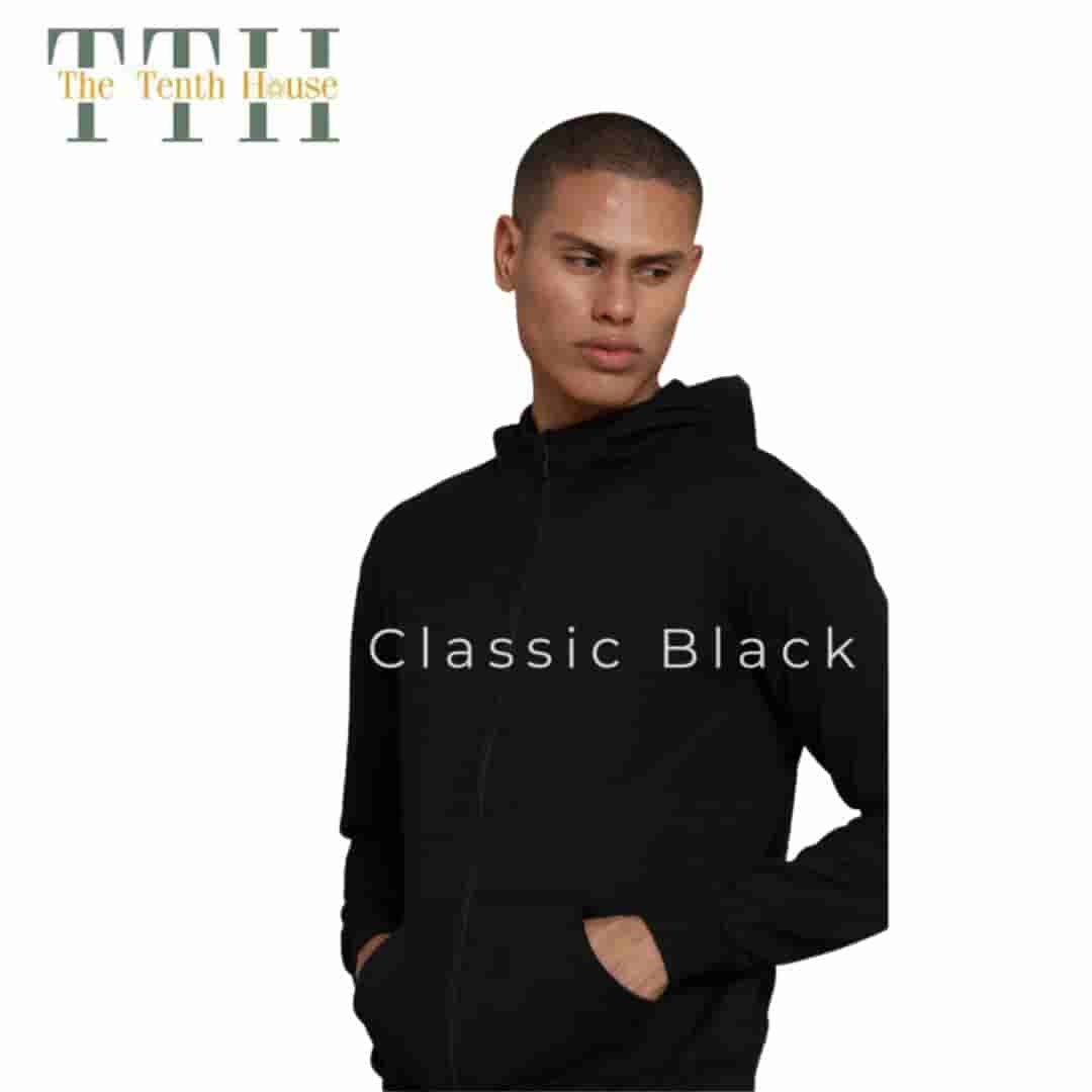 TTH 2 In 1 Zipper Hoodie Black