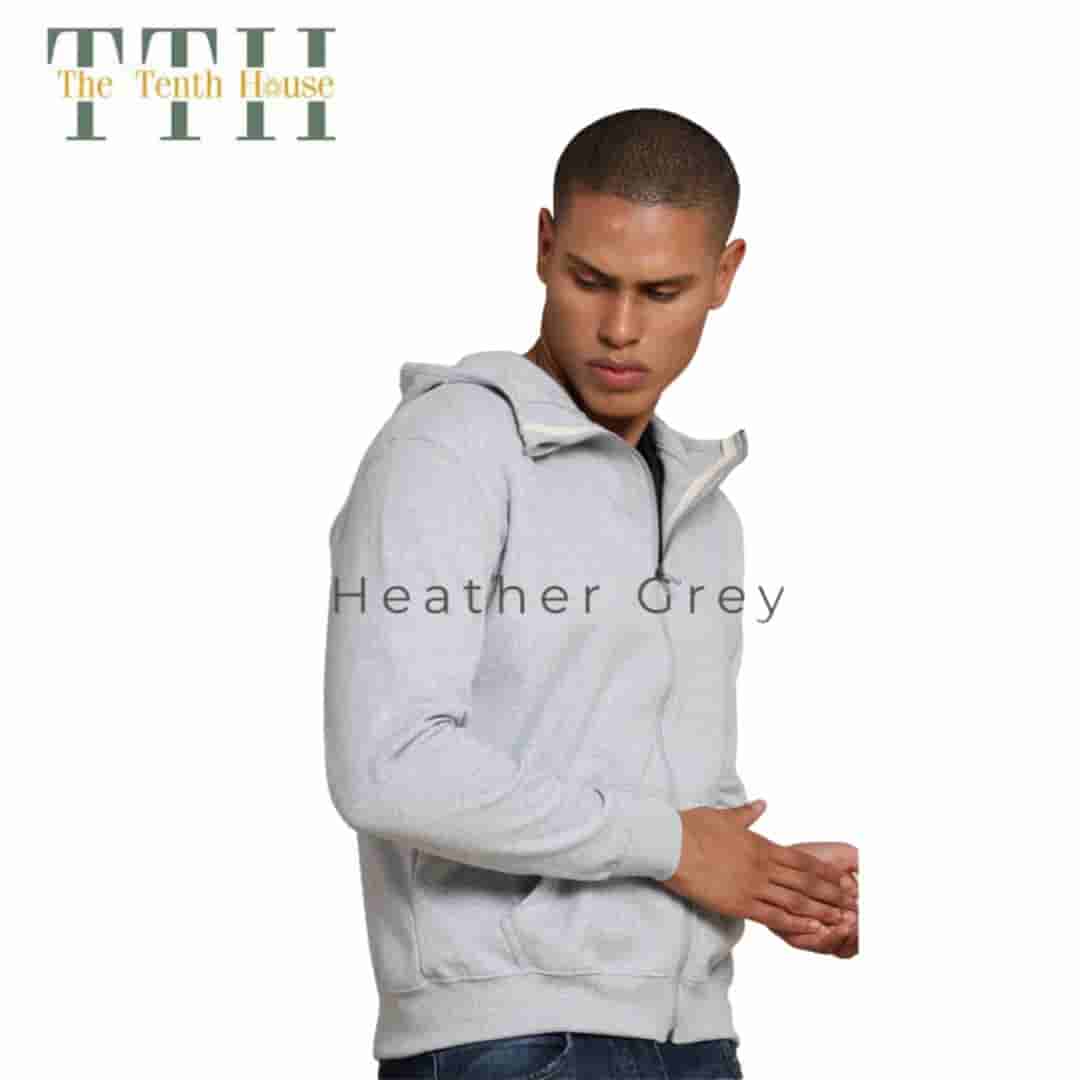 TTH 2 In 1 Zipper Hoodie Grey Melange