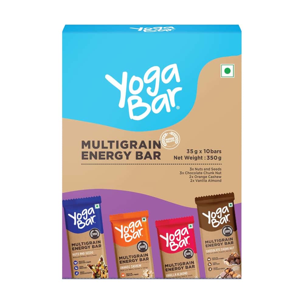 Yoga Bar Energy Bar Variety Pack (10 bars)