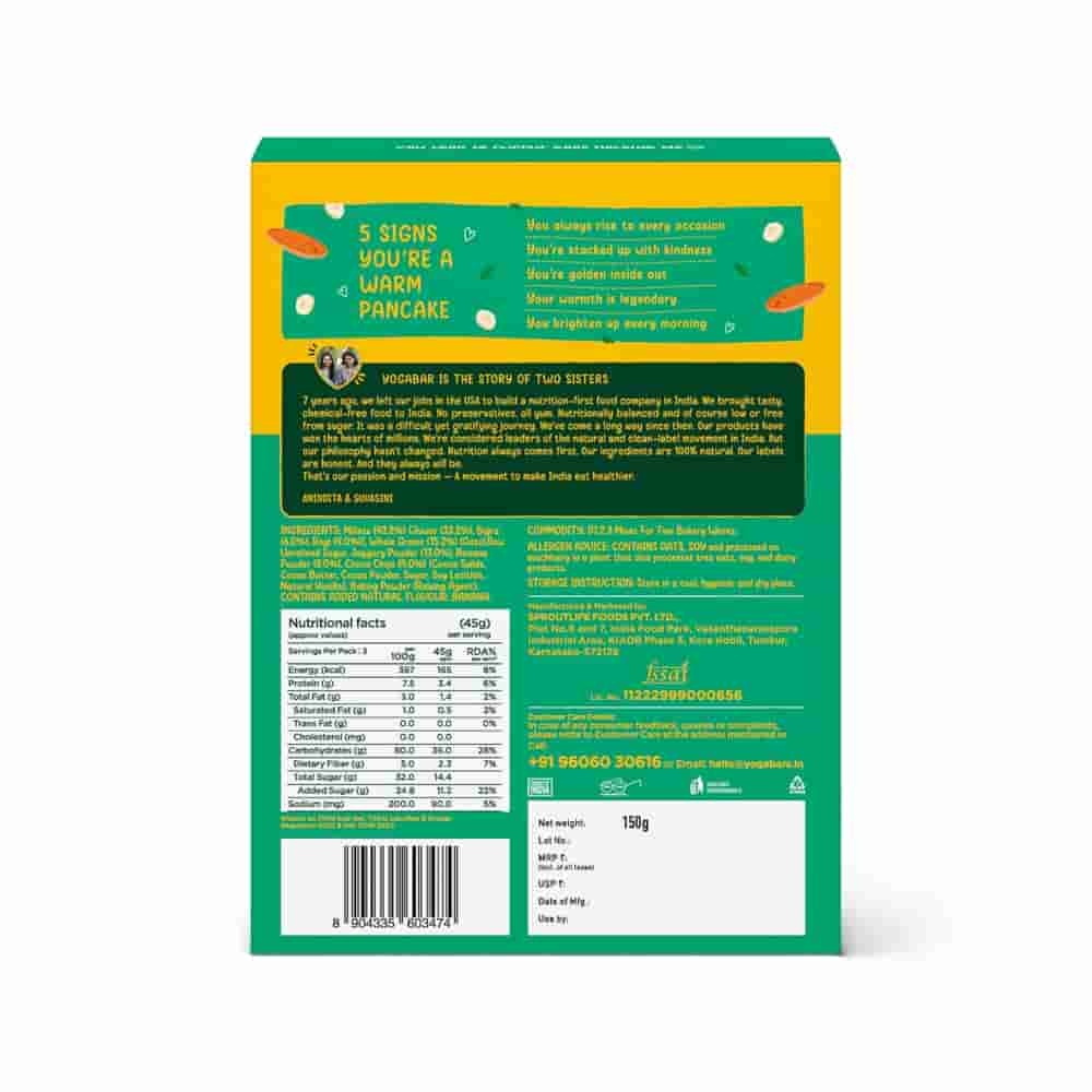 Yoga Bar Pancake Mix Banana + Choco Chips (150g)