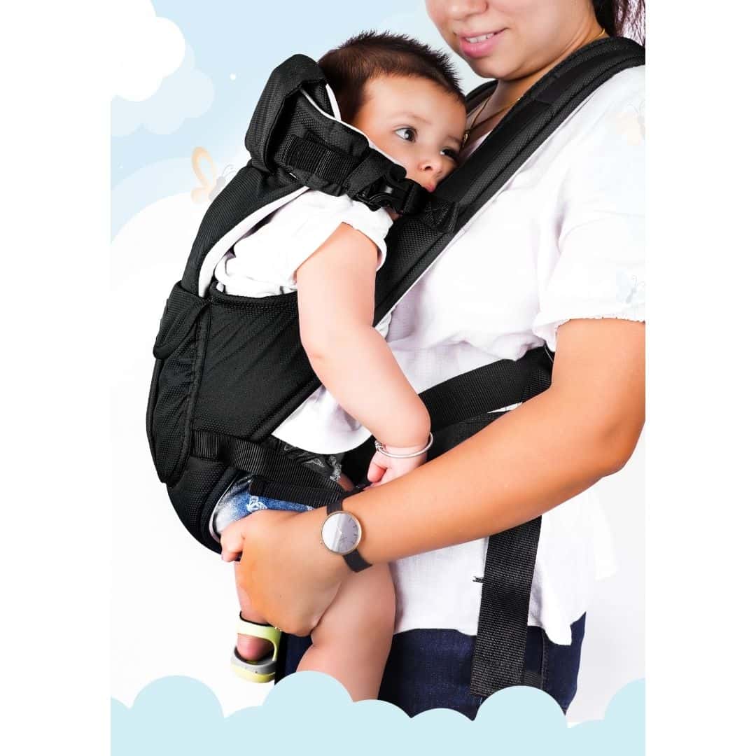 Steelbird Elegant Baby Carrier With 4 Carry Position - Black in bulk from India — Ant Mascot