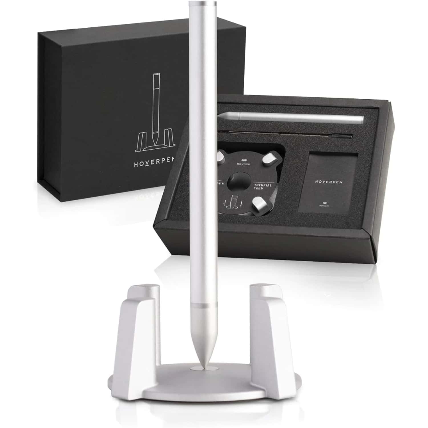 Novium Hoverpen 1.0 Aliuminium Pen Pearl Grey in bulk from India — Ant Mascot